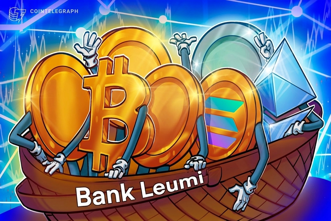 La plus grande banque d'Israël prépare l'intégration du Bitcoin, Ethereum et Solana pour 2027