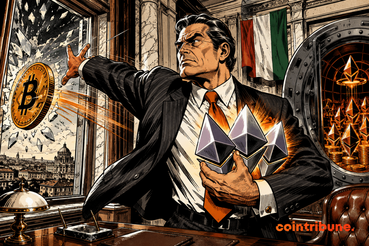 La première banque d’Italie réduit sa part en Bitcoin et favorise l’Ethereum dans son ETF crypto