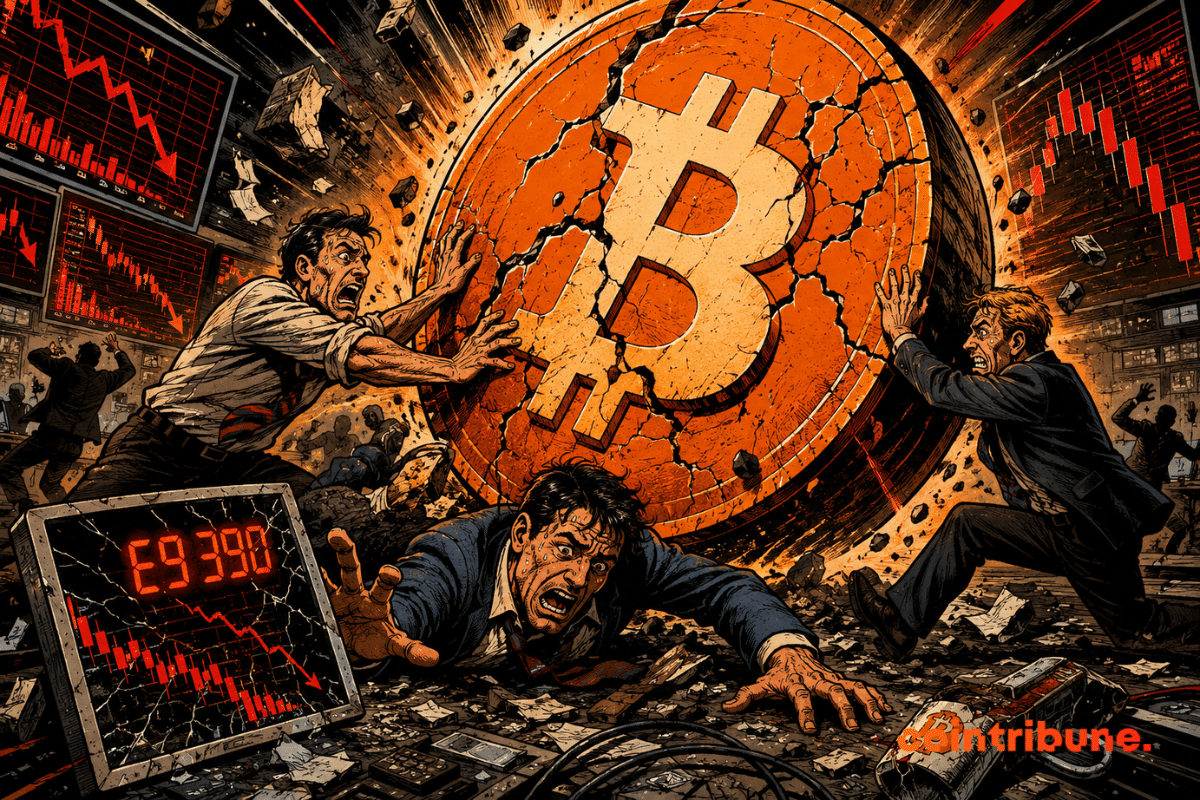 Bitcoin chute sous les 70 000 $ : 455 millions de dollars de positions longues effacés