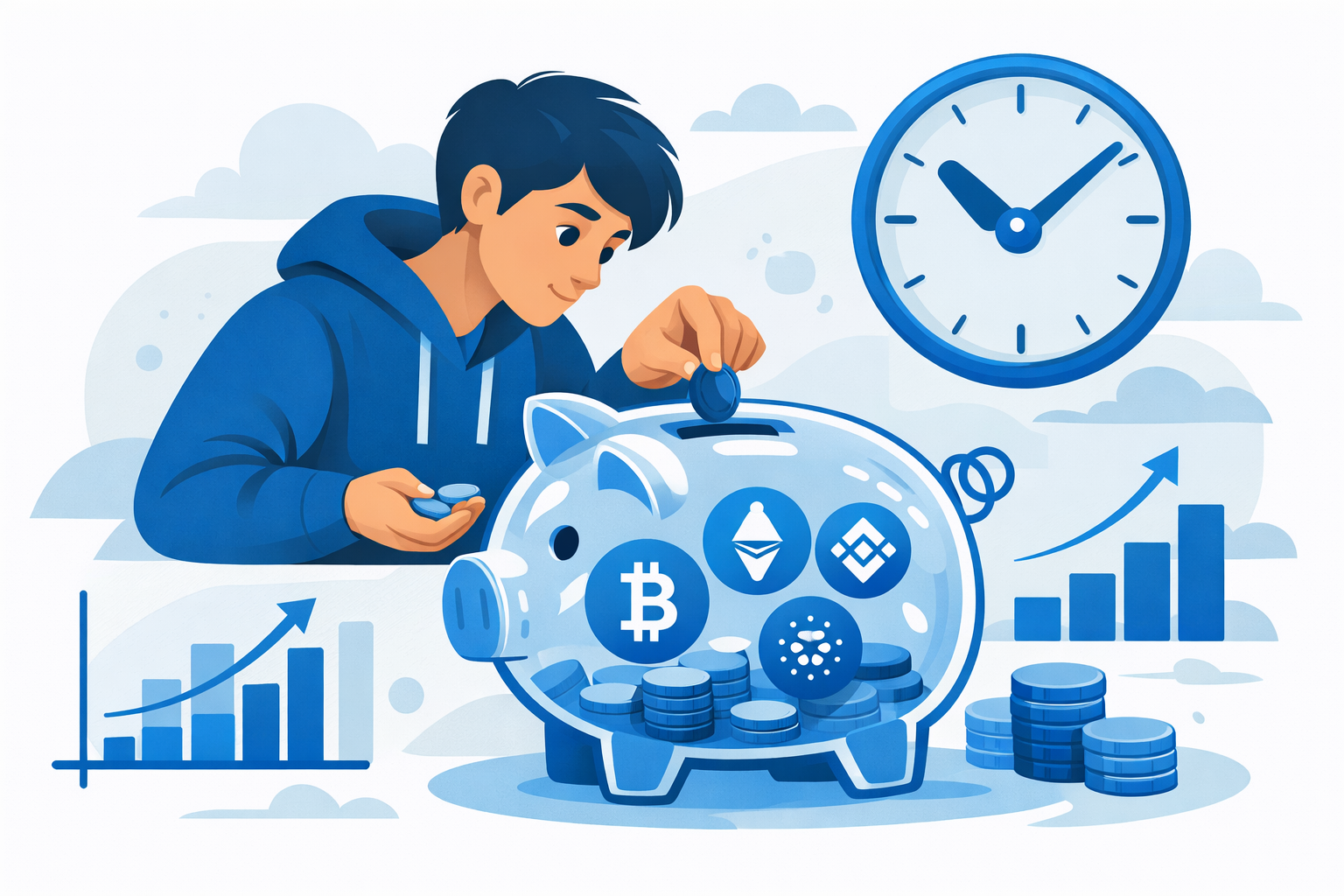 Combien investir en crypto pour débuter ? Guide simple pour bien démarrer