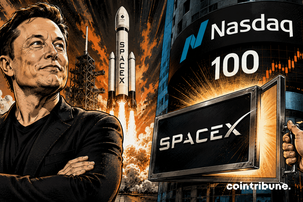SpaceX entre partiellement dans l’indice Nasdaq-100 : un pas important pour Elon Musk